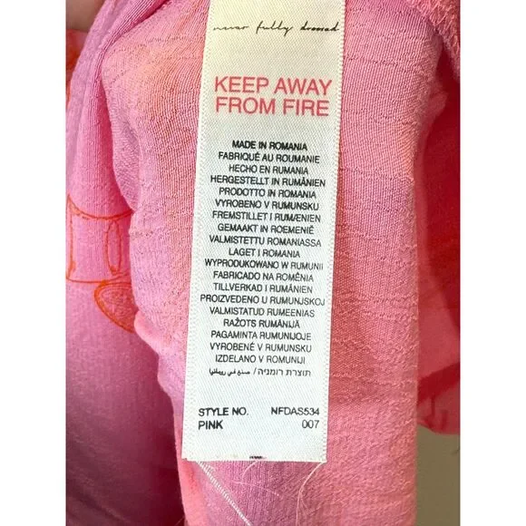 Never Fully Dressed Women's NFDAS534 Size 12 Pink Limoncello Maxi Dress NWT - Picture 12 of 12